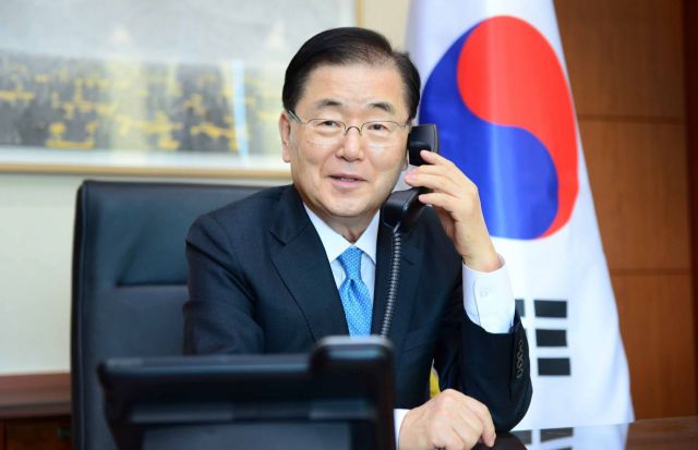 정의용, 이란 외무장관과 통화서 한국선장·선박 억류해제 촉구