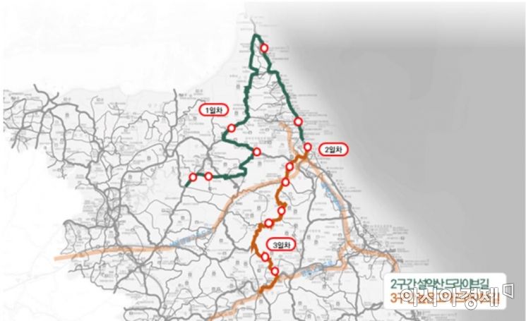 강원도 구석구석 1112km 7개 코스 ‥ 국내 첫 '관광 도로' 생긴다