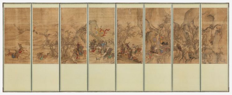 고향 돌아온 김홍도 화풍 '호렵도' 베일 벗었다