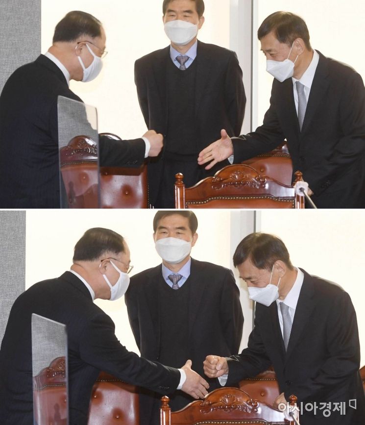 홍남기·이주열 1년만에 뭉쳤다…"3월초 '코로나대출' 만기연장·이자상환유예 결정"(종합)