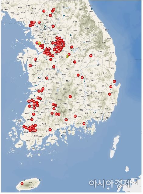 강원도, '고병원성 AI' 방역지역 '이동제한 전면 해제'