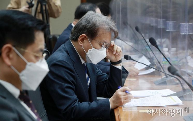 [포토] 혁신성장 빅3 추진회의 참석한 권칠승 장관