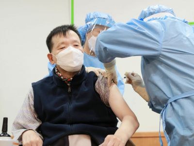 [포토] 광주광역시, 코로나19 예방접종 시작