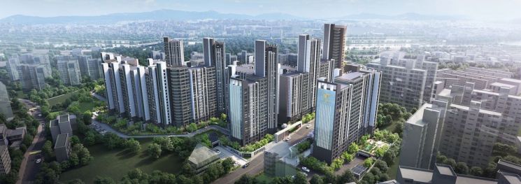 롯데건설 목동2차우성아파트 반조감도 <사진=롯데건설>