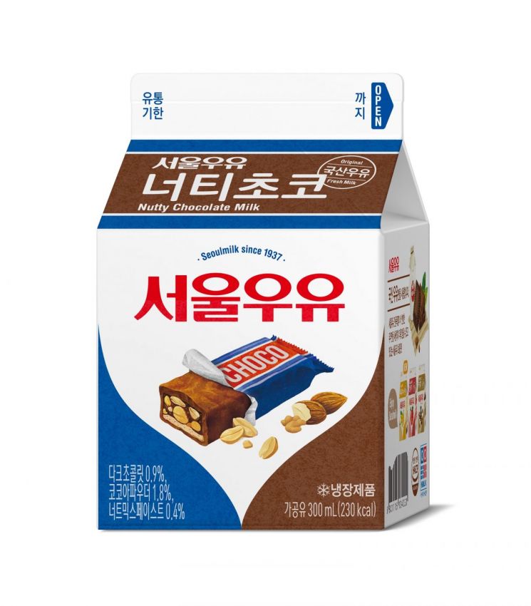 서울우유, 신제품 '너티초코 300' 출시 