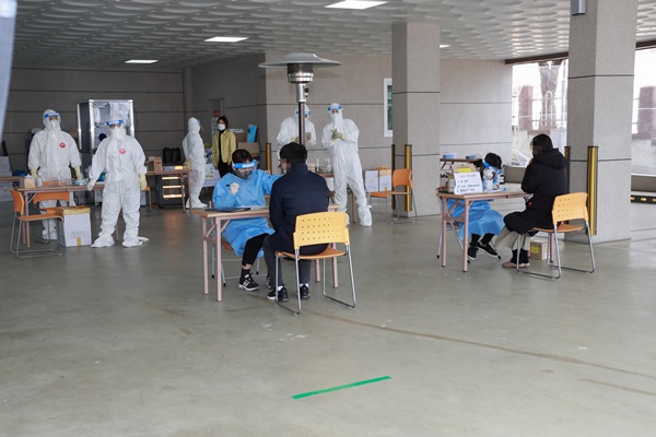 완도군, 개학 전 교직원 대상 코로나19 전수검사 실시