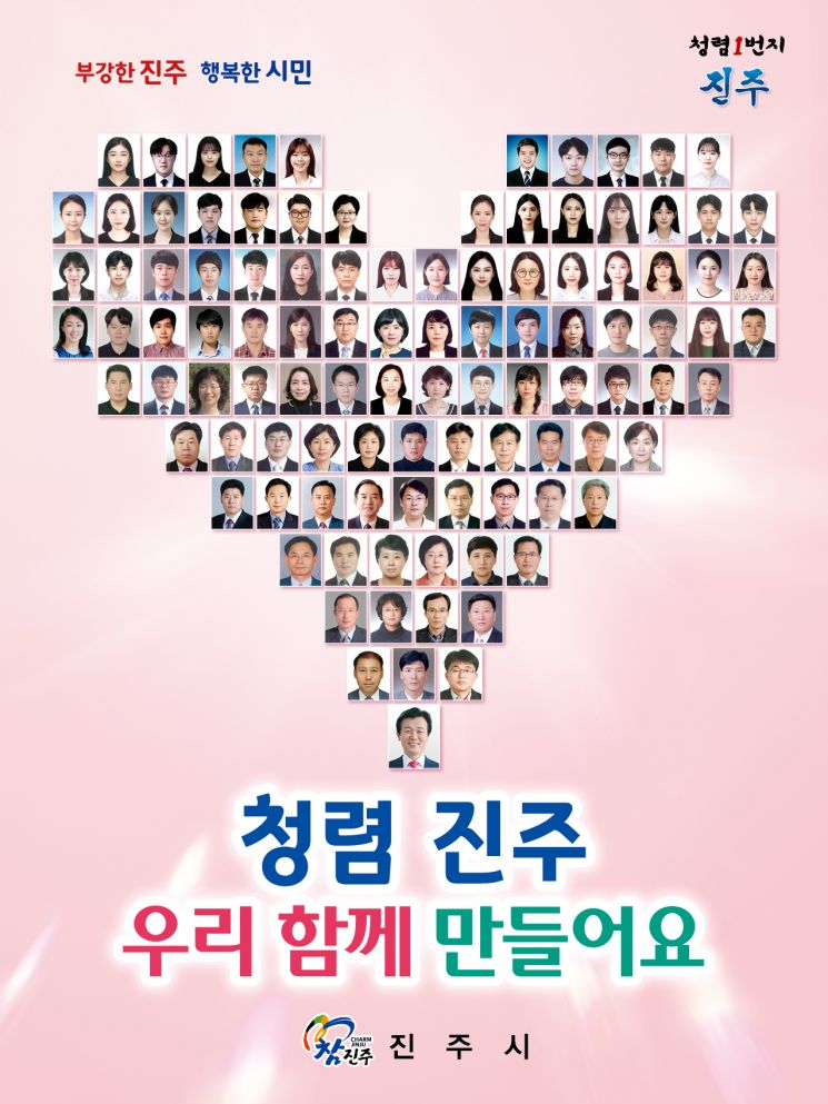 진주시, 공무원 청렴 의지 담은 포스터 제작