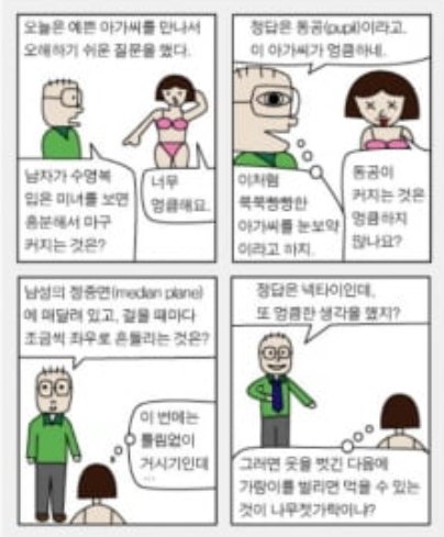 "쭉쭉빵빵 아가씨는 눈보약" 정민석 교수 웹툰, 여성 비하 논란
