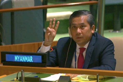 ▲초 모 툰 주 유엔 미얀마 대사 [이미지출처=로이터연합뉴스]