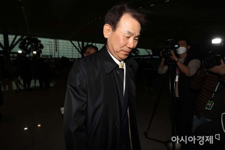 [포토]워싱턴 향하는 정은보 대사 