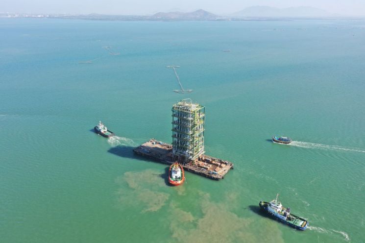 삼성엔지니어링 "베트남 플랜트 대형 모듈 설치 성공"