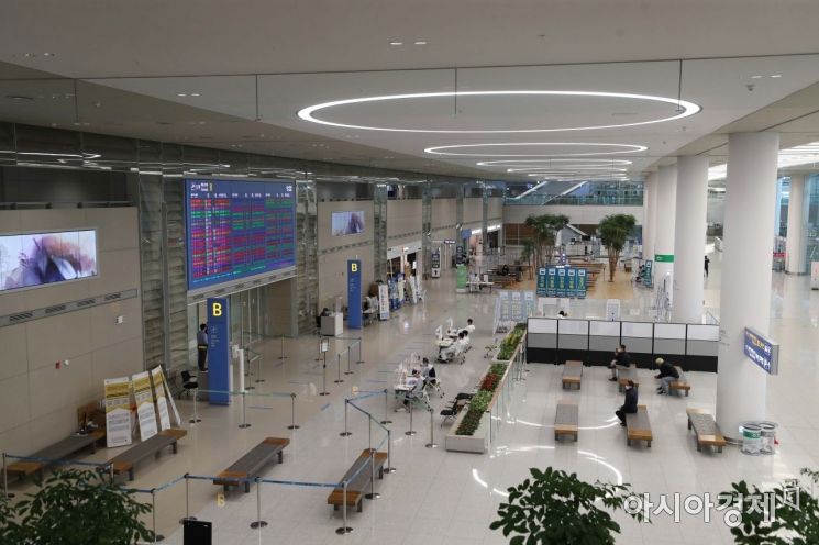 [포토]조용한 공항 입국장 