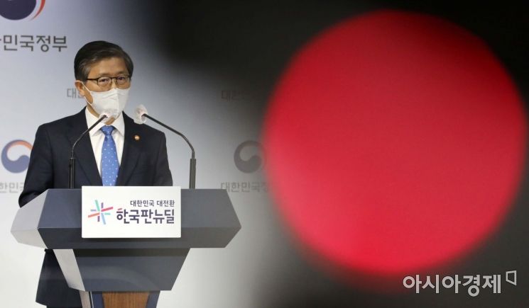 [포토] 변창흠 장관 앞 빨간불