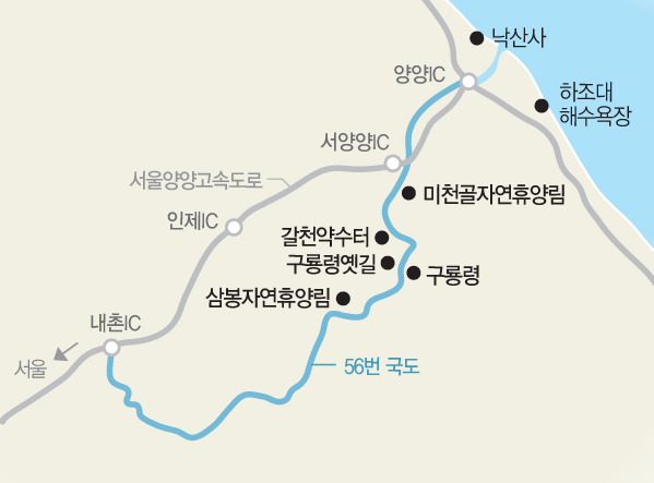 [조용준의 여행만리]춘삼월 수묵화…유려히 흐르는 아흔아홉굽이 묵선