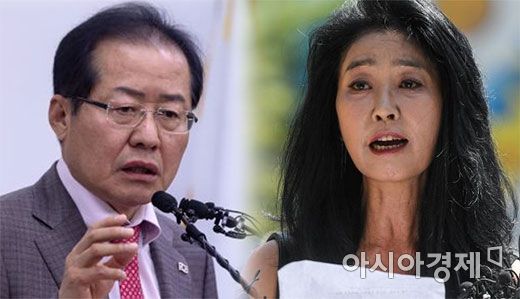 홍준표 "이재명과 무상연애" 조롱에 김부선 분노 "더러운 입 닥치시라"