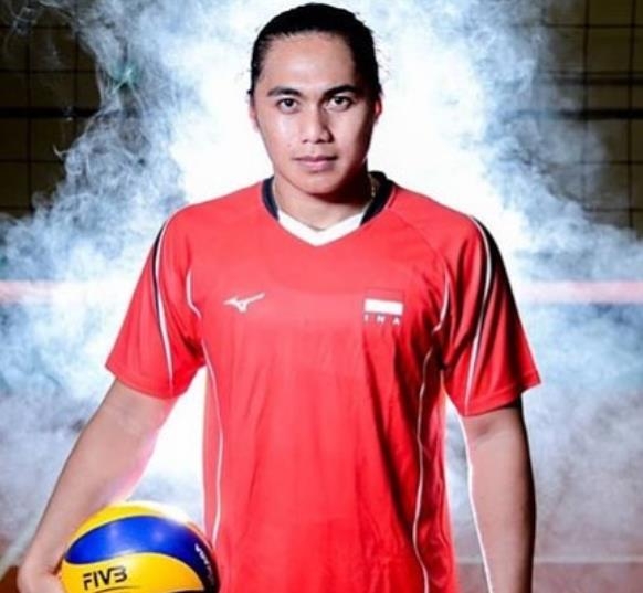 인도네시아 여자 배구스타 아프릴리아 산티니 망가낭. 사진=아프릴리아 인스타그램 캡처.