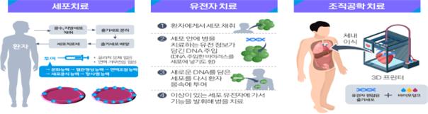재생의료 개념도. 사진=과학기술정보통신부