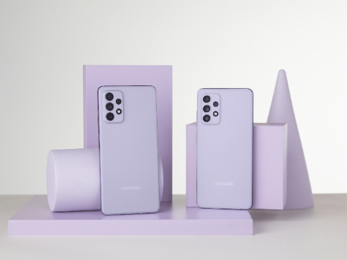 Samsung 'Galaxy A52, A72' product images (Photo by Samsung Electronics)
