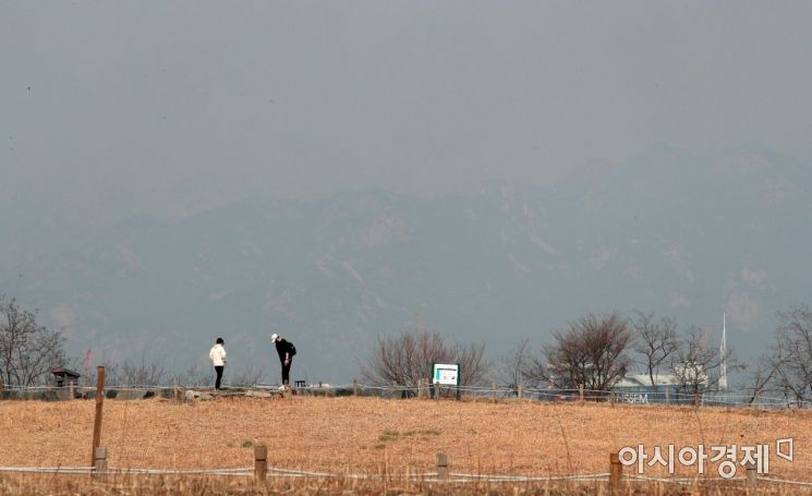 [포토] 흐릿한 북한산