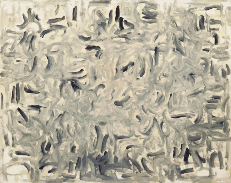 이우환의 ‘바람과 함께(1987)’