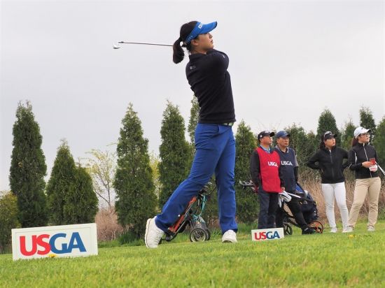 This is a scene from the 2019 US Women's Open Korea qualifiers. Photo by USGA
