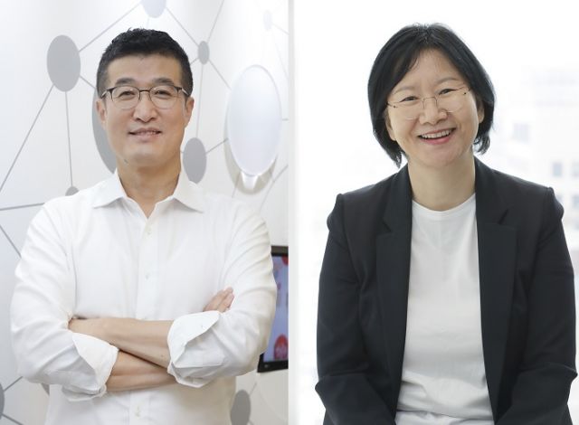 왼쪽부터 KT 스튜디오지니 윤용필·김철연 공동대표
