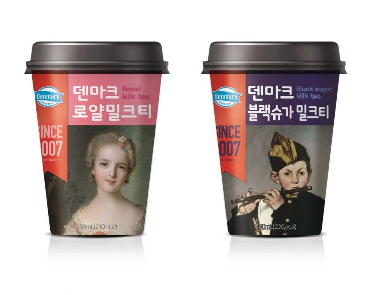 '2억개 판매' 동원F&B 덴마크 명화 시리즈, 밀크티 신제품 출시 