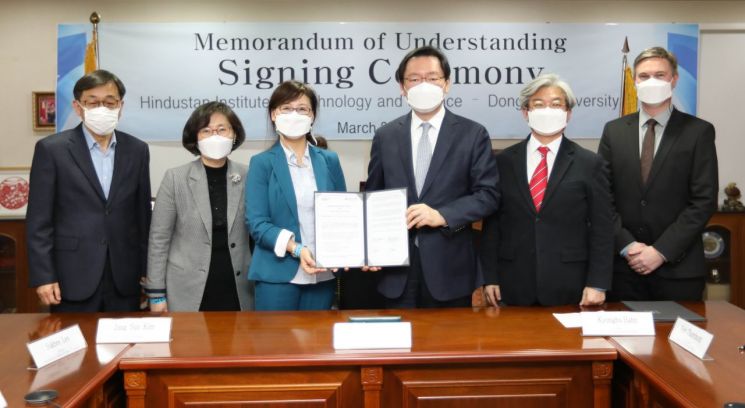 동서대, 인도 명문 공대 ‘힌두스탄공과대학교’와 협정 체결