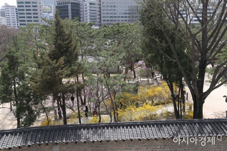 [포토]세실마루에서 바라본 덕수궁 