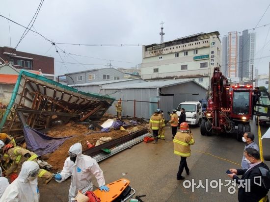 경찰, 4명 사상자 낸 광주 주택 붕괴 사고 수사 착수