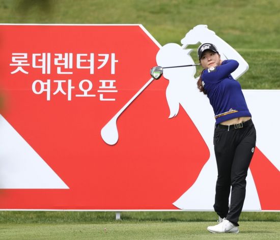 이소미 선두 도약 "제주 강풍 속에 3언더파 데일리베스트~"