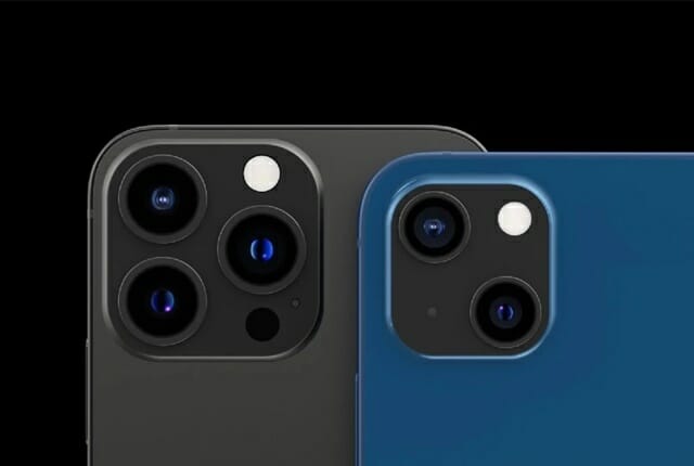 애플 ‘아이폰13’ 대각선으로 후면 카메라 배열 바뀌나?