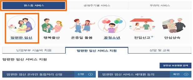 임신·출산 진료비 지원 등 임신부 서비스 온·오프 '원스톱' 신청