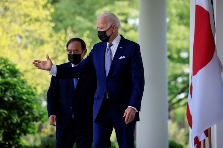 [속보] 바이든 "日과 중국·북한 도전 대응에 협력"