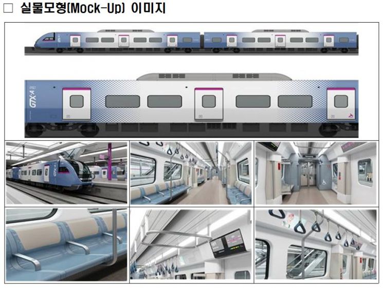 GTX-A 철도 실물모형 첫 공개…동탄·수서·일산서 전시회