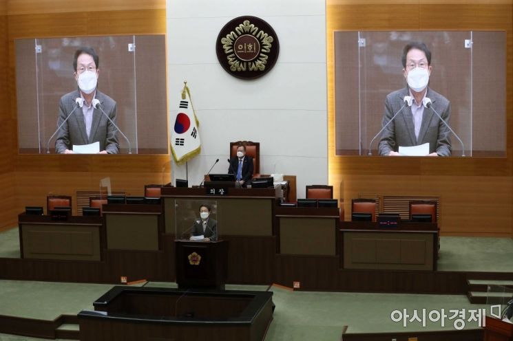 [포토]축사하는 조희연 교육감 