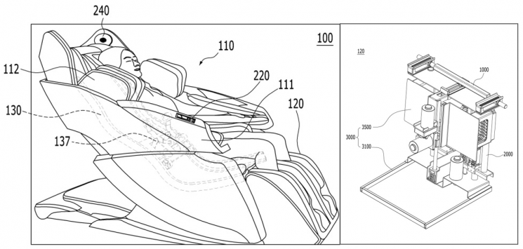 바디프랜드, 허벅지 길이 맞춤 안마의자 기술 특허 