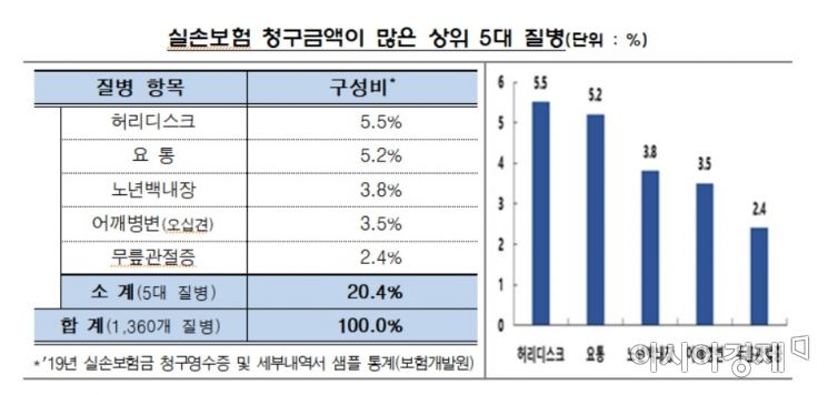 실손보험 5년째 손실…디스크·백내장 등 비급여 심사 강화한다
