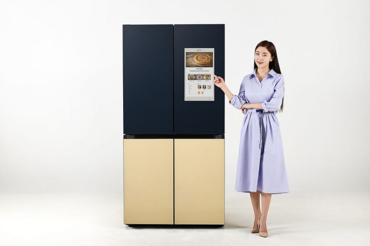 삼성전자, '비스포크 냉장고 패밀리허브' 신제품 출시