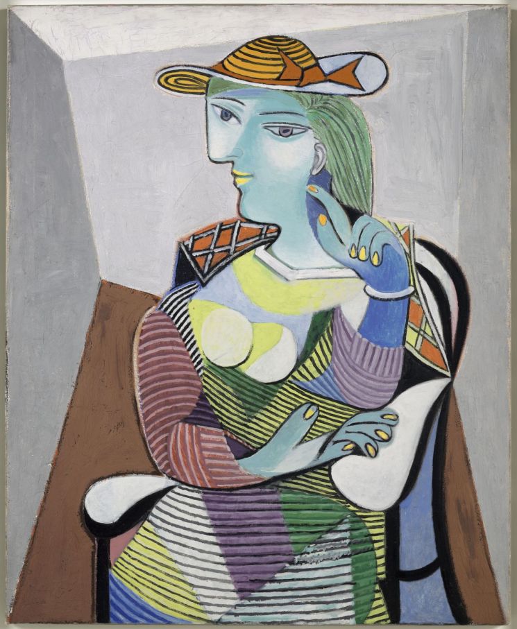 파블로 피카소, 마리 테레즈의 초상, 1937, 캔버스에 유화.(사진제공=비채아트뮤지엄)