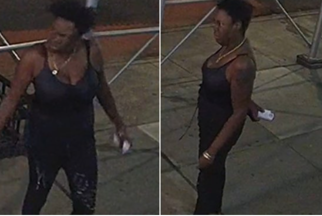 뉴욕 맨해튼에서 아시아계 여성을 공격한 흑인 여성. 사진=NYPD 제공.