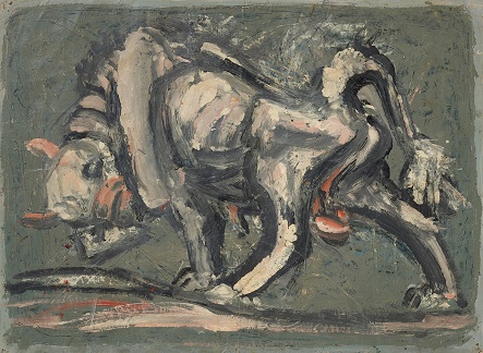 이중섭, 흰소, 1953~1954년, 30.7x41.6cm(사진제공=국립현대미술관).