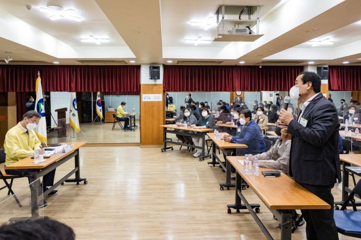 중곡3동 주민들과 대화
