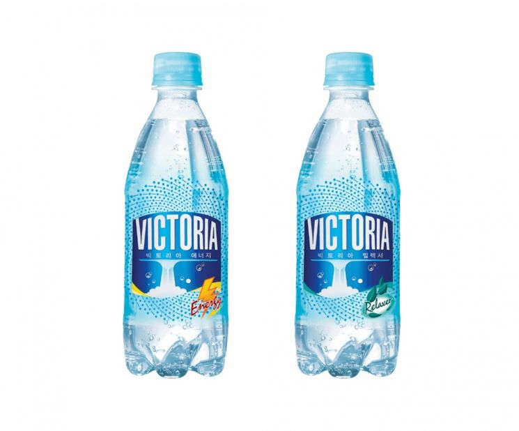 탄산수에 기능성 더했다…웅진식품, '빅토리아 에너지·릴렉서' 출시 