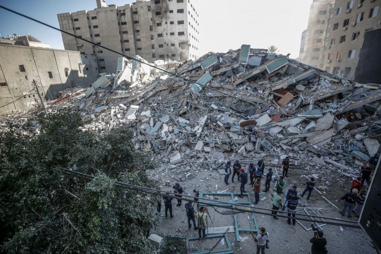 백악관, 이스라엘군 외신건물 폭격에 "언론 안전보장 중요"
