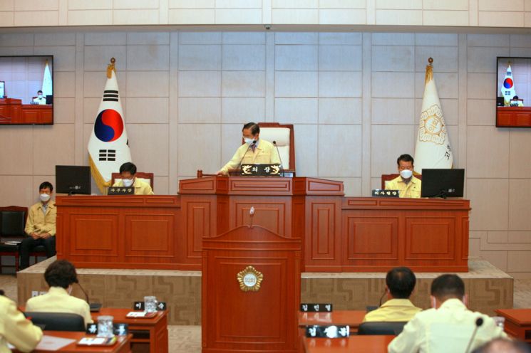 고흥군의회, 코로나19 대응 위해 임시회 축소 운영