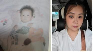 출생 후 얼마 지나지 않아 마산애리원에 맡겨진 후 국내 한 가정에 입양됐던 박소희(40)씨가 친부모를 찾고 있다는 사연이 전해졌다. 사진은 박소희씨의 어릴적 모습(좌)과 현재 모습(우)이다. [사진제공=아동권리보장원 입양인지원센터]