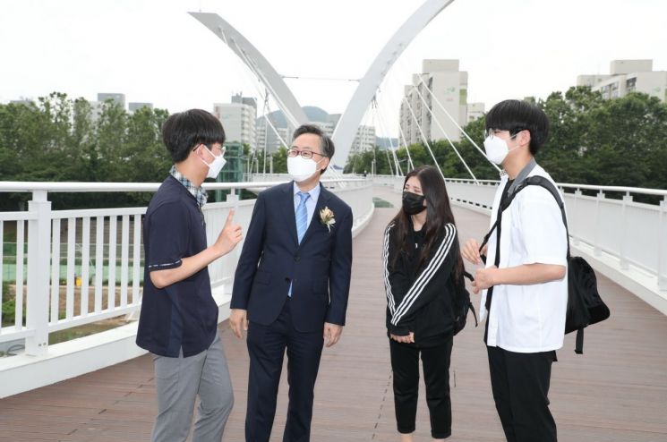[포토] 금천구, 안양천 ‘금천한내교’ 개통