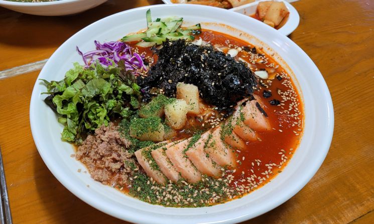 간이역 화본역 인근에 있는 화본국수