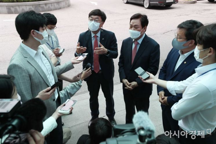 [포토]국민의힘, '이용구 수사' 경찰청 항의 방문